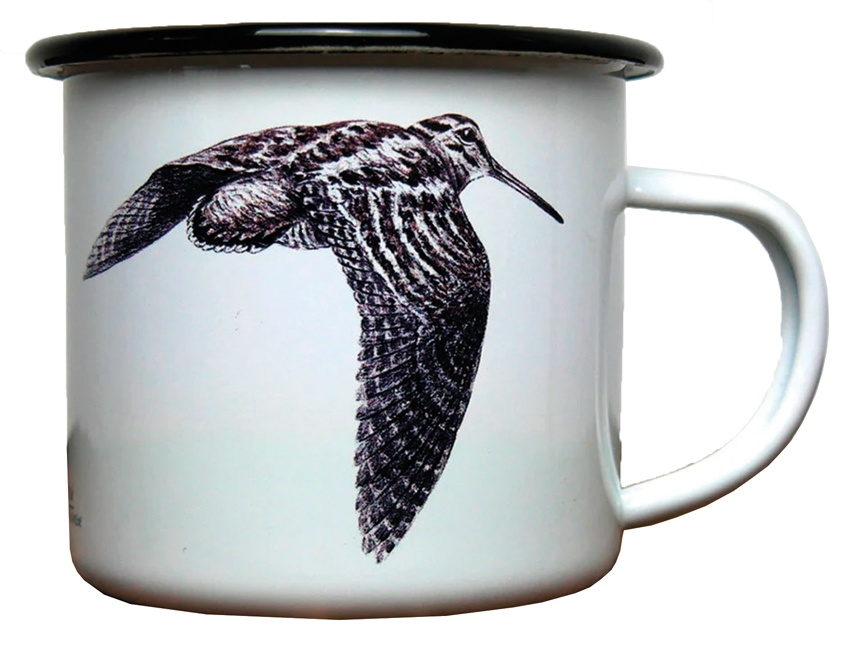 Mug métallique émaillé - Envol de bécasse