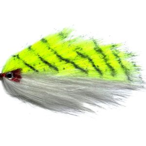 Mouche BAITFISH TANDEM Chartreuse/White 