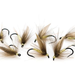 Kit mouches d’Ornans Taille 18 corps jaune