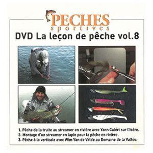 Pêches sportives DVD n°8 : Truite au streamer + Montage streamer en lapin + Pêche à la verticale