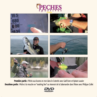 Pêches sportives DVD n°29 : Pêche aux leurres en mer + Pêche à la mouche en “washing line”