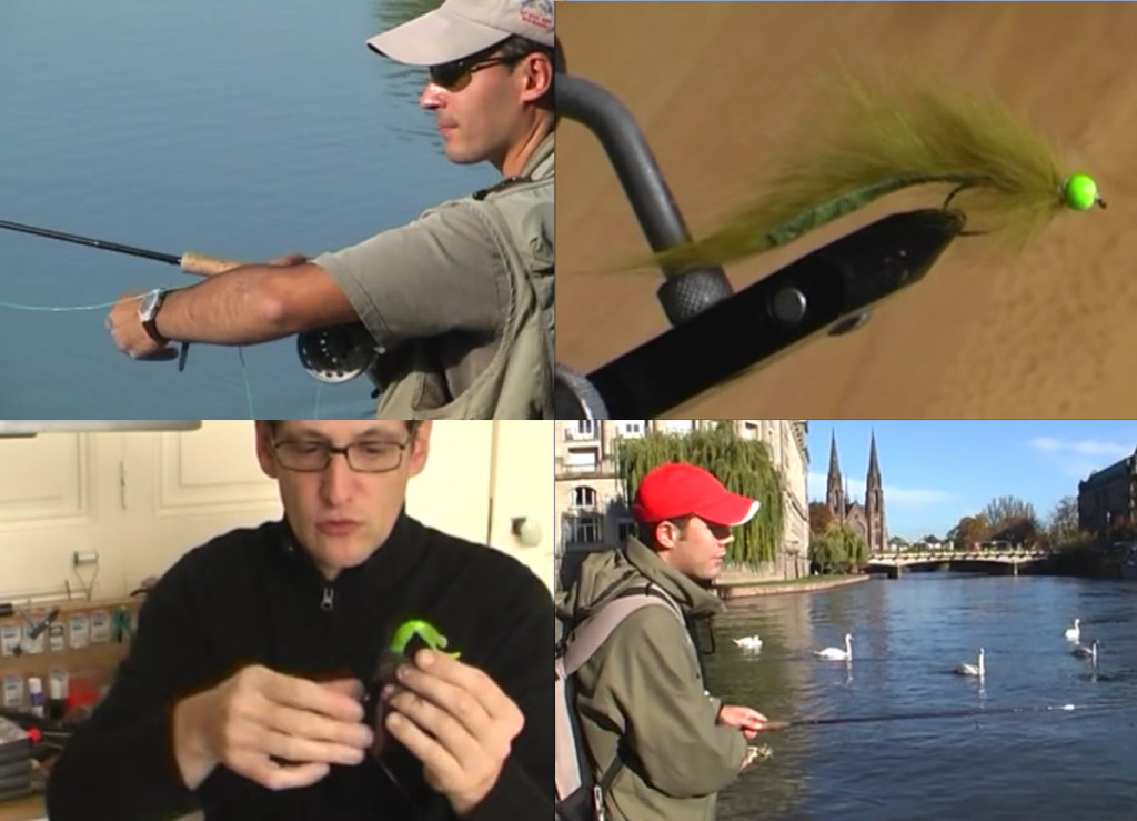 Pêches Sportives Vidéo n°2 : Pêche en réservoir (2), Montage streamers, Carnassiers, Bas de ligne fluocarbonne