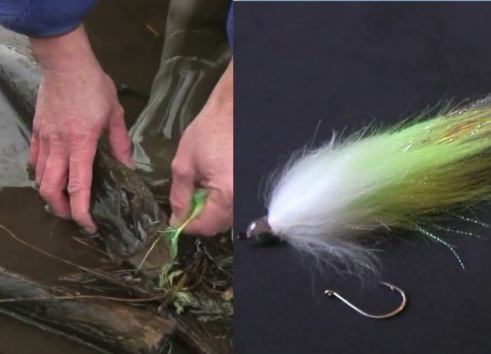 Pêches Sportives Vidéo n°22 : Pêche du brochet à la mouche, montage waddington adapté