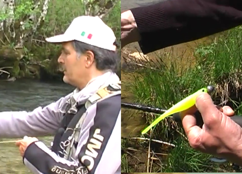 Pêches Sportives Vidéo n°27 : Technique italienne de pêche à la mouche, Nage et maniement des leurres à bar