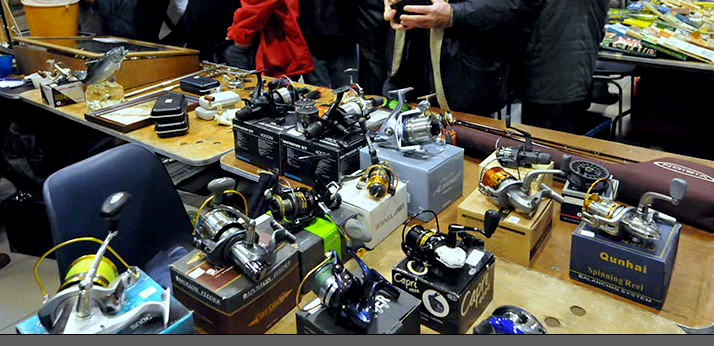 Bourse internationale de matériel de pêche d’occasion, à Wanze (Belgique)