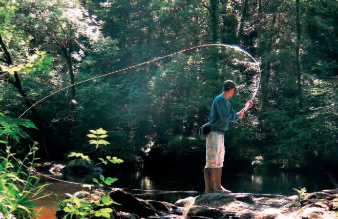 Stage Spey cast avec Jean-Batiste Vidal chez Loisirs et Pêche à Annecy