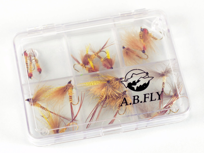 Boite à mouche : 18 mouches de mai