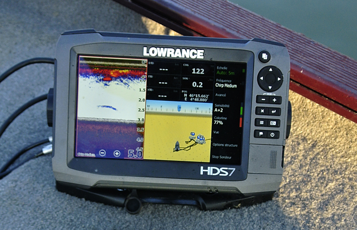 Lowrance, quid de l’écran qui se bloque ?