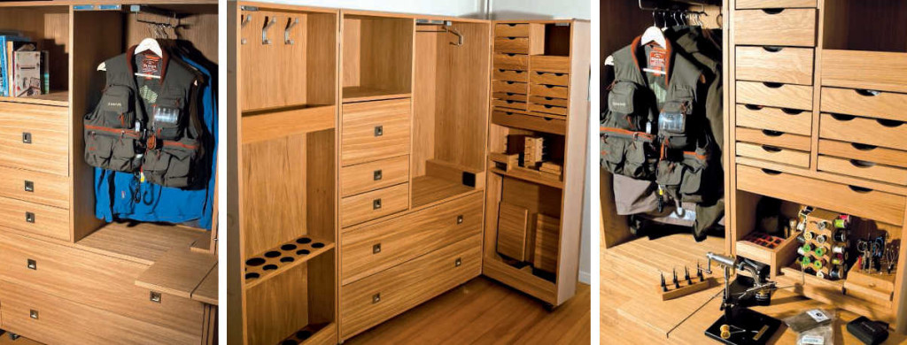 Flyfishing home concept : des meubles à la mesure du pêcheur