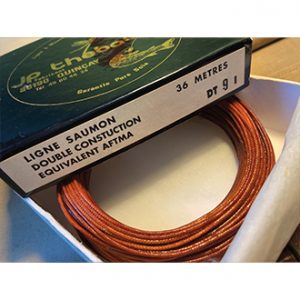 Ligne à mouche «saumon» en soie naturelle