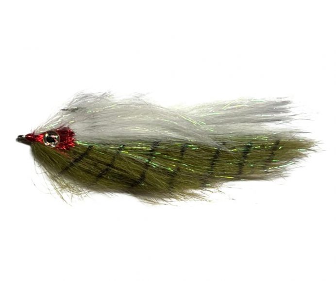 Mouche BAITFISH TANDEM Olive/White