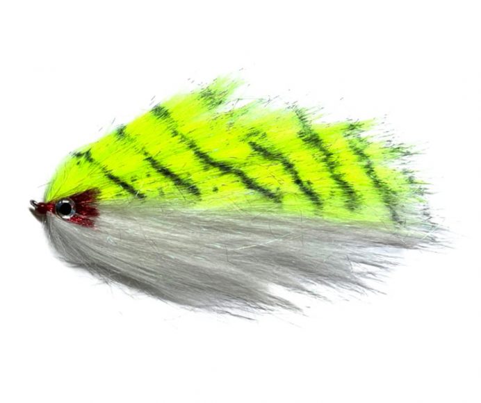 Mouche BAITFISH TANDEM Chartreuse/White