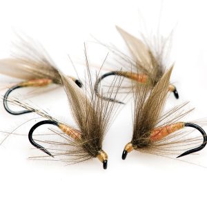 Kit mouches d’Ornans Taille 16 corps orange   