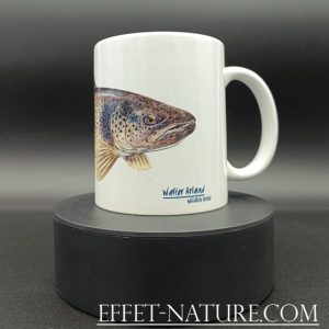 Mug/Tasse en céramique, illustration "Truite Fario 2"