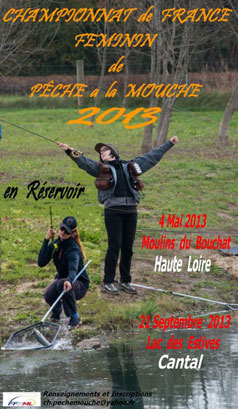 Championnat de France féminin de pêche à la mouche 2013 en réservoir