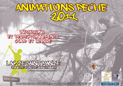 Animations pêche à Vincennes