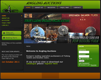 Angling Auctions, la pêche au matériel ancien
