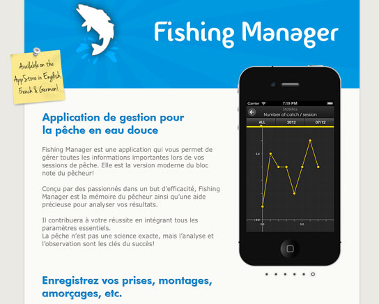 Nouvelle technologie : une appli iPhone pour les pêcheurs