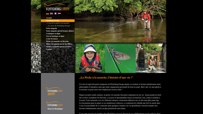 Flyfishing Europe ouvre un site web en Français