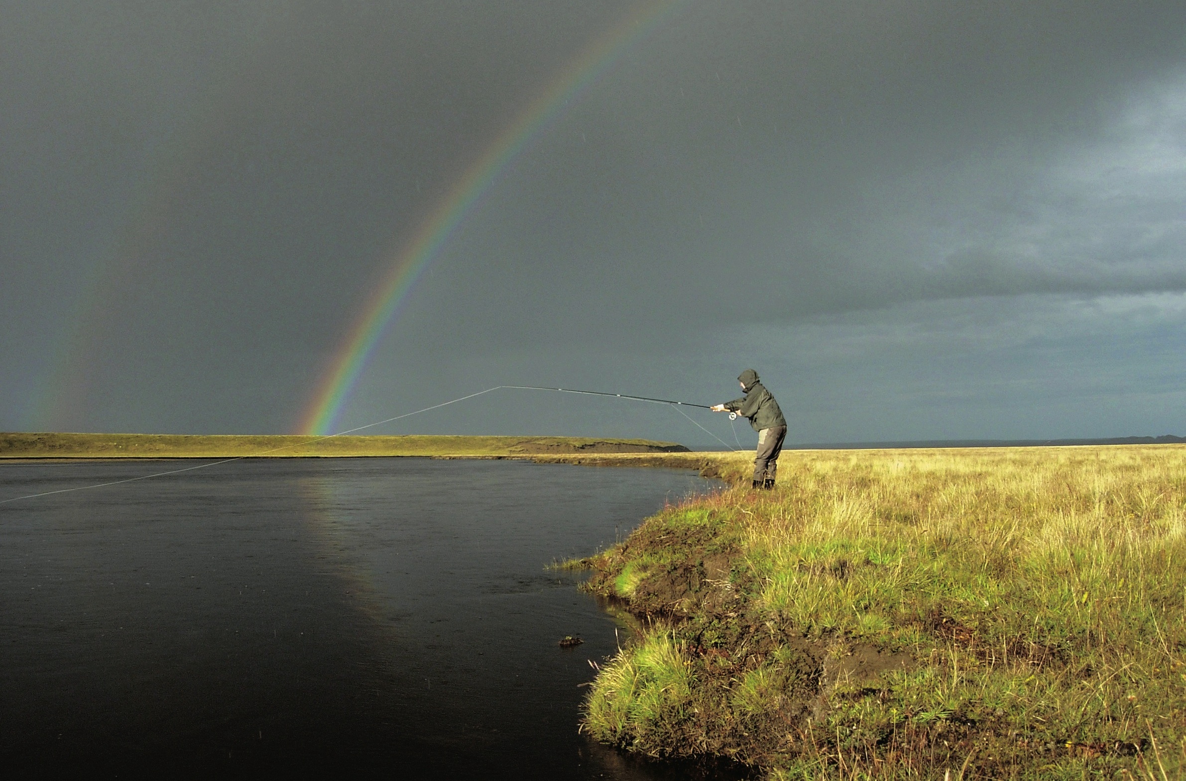 Mouche noyée, vive les cannes à deux mains légères !