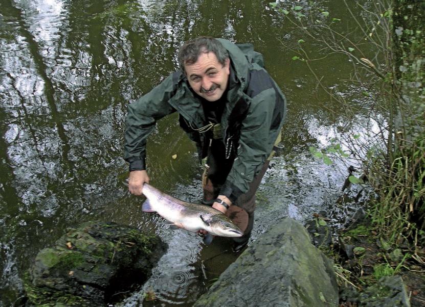La pêche du saumon en période automnale